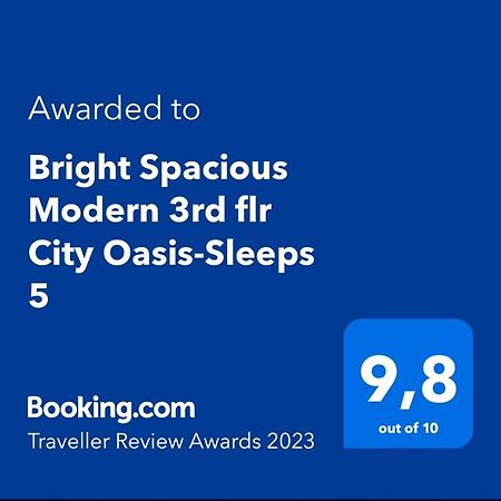 Bright Spacious Modern 3Rd Flr City Oasis-Sleeps 5 Leilighet Athen Eksteriør bilde